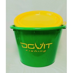 Dovit Karpfen Eimer 20 L mit Skala und Deckel