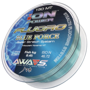 150-Meter Angelschnur Fluorcarbon AWA-SHIMA Ion Power Fluoro Blue Force