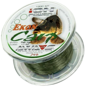 1200-Meter Angelschnur monofil Nylon AWA SHIMA ION POWER EKON CARP