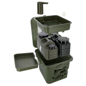 NGT Bivvy Sink – Mobile Outdoor Waschstation mit USB-Wasserhahn