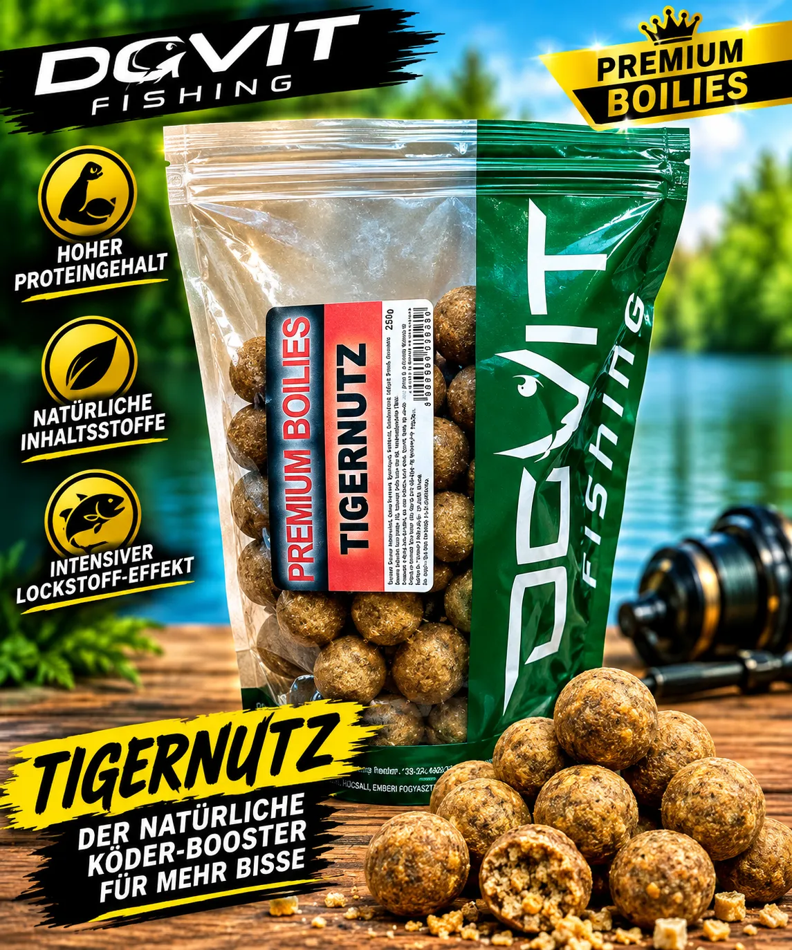  Dovit Premium Karpfen Boilies 20 mm