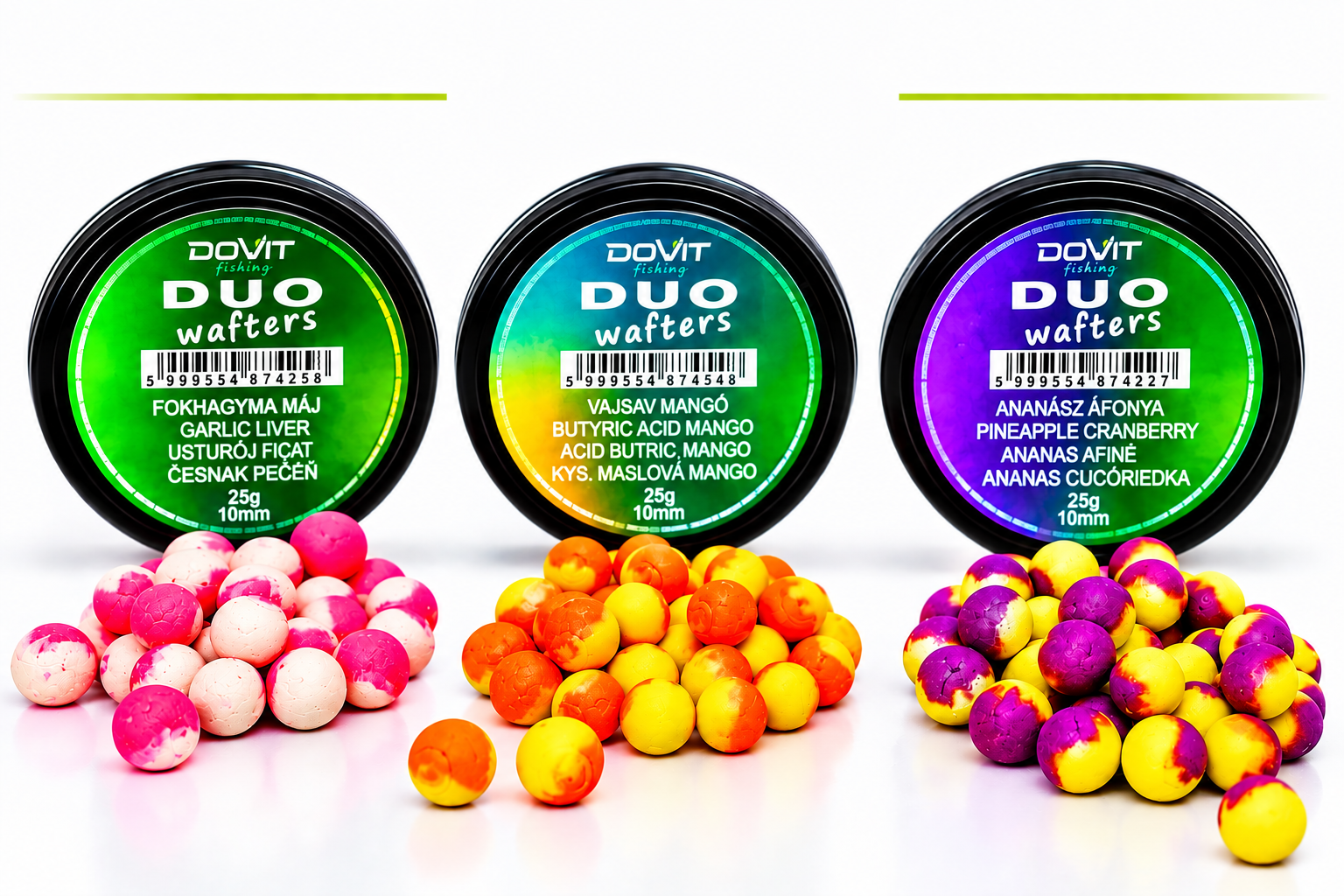 Dovit DUO Wafters – Zweifarbige Köder