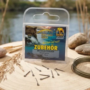 Behr Method-Feeder Metall-Spieße 1cm (10 Stück) – Für Pellets & Boilies