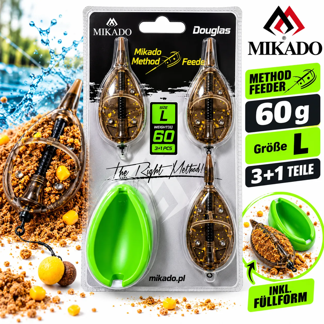 Mikado Method Feeder Set 20-60gr.